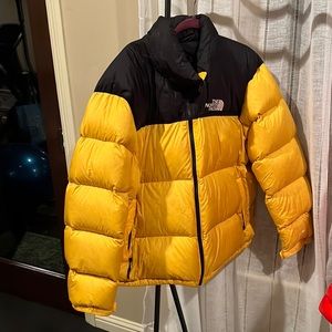 The north face Men’s 1996 Retro Nuptse Jacket yellow